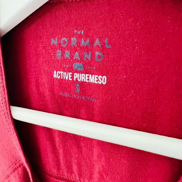 NWOT Dark Red T-Shirt by The Normal Brand - Picture 6 of 6